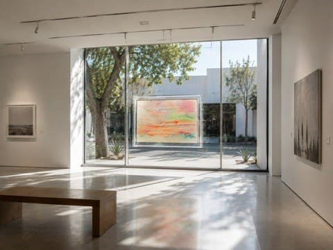 Sandra Molin artwork in a gallery setting